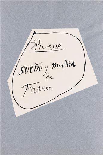 PABLO PICASSO Sueño y Mentira de Franco.